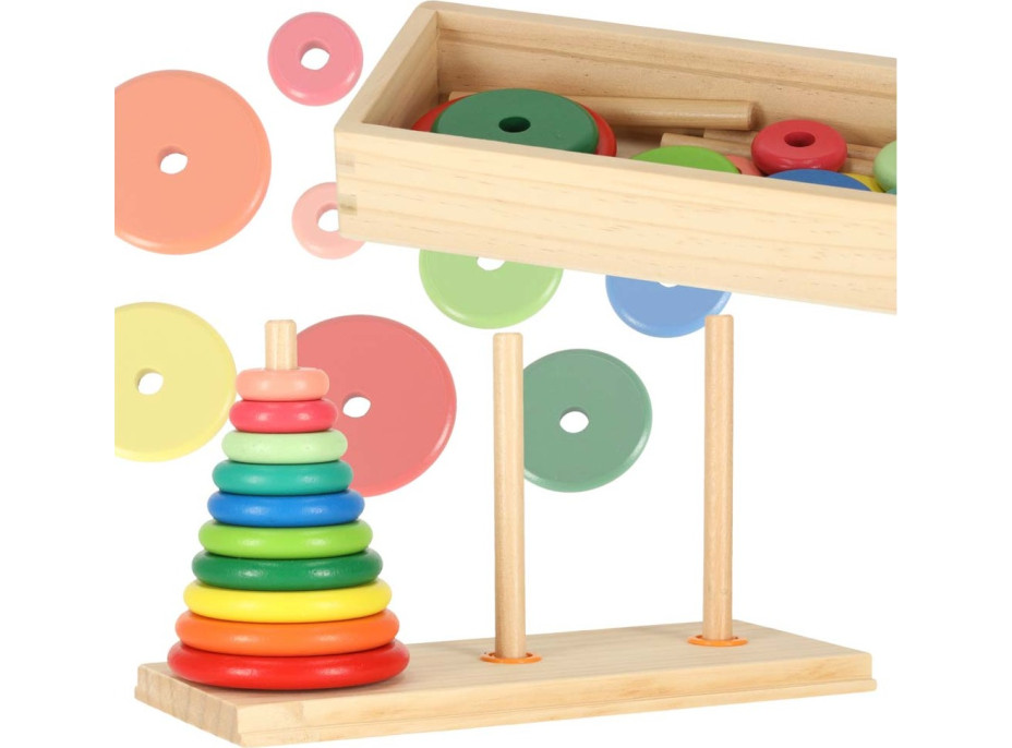 Dřevěná pyramida - Hanojská věž