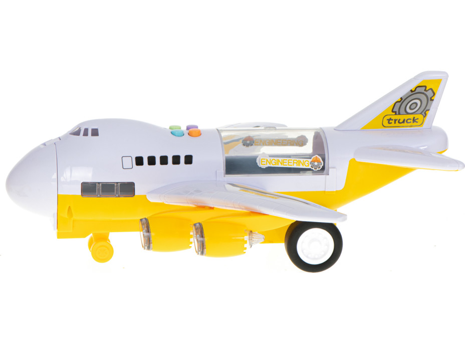 Letadlo Transportér + 6 stavebních vozidel