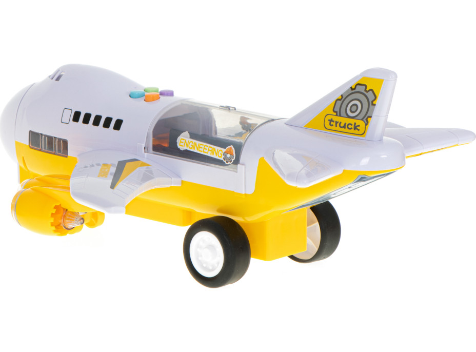 Letadlo Transportér + 6 stavebních vozidel