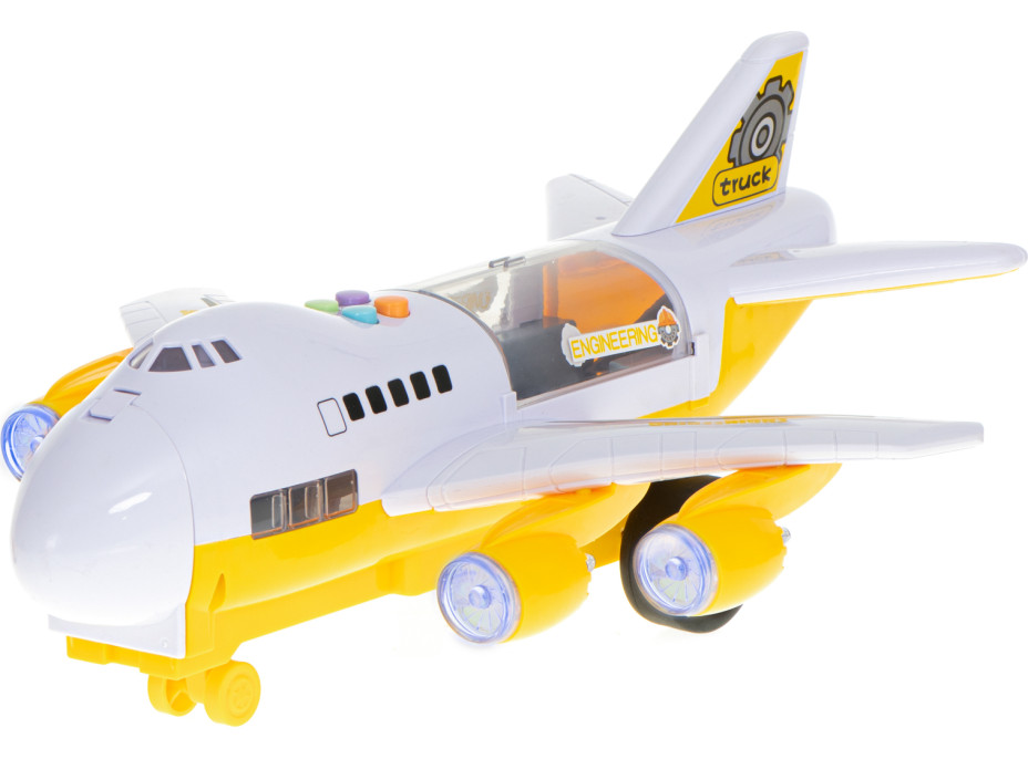 Letadlo Transportér + 6 stavebních vozidel