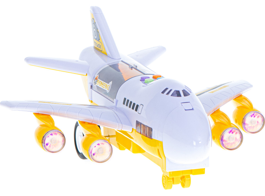 Letadlo Transportér + 6 stavebních vozidel