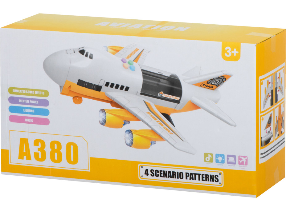 Letadlo Transportér + 6 stavebních vozidel