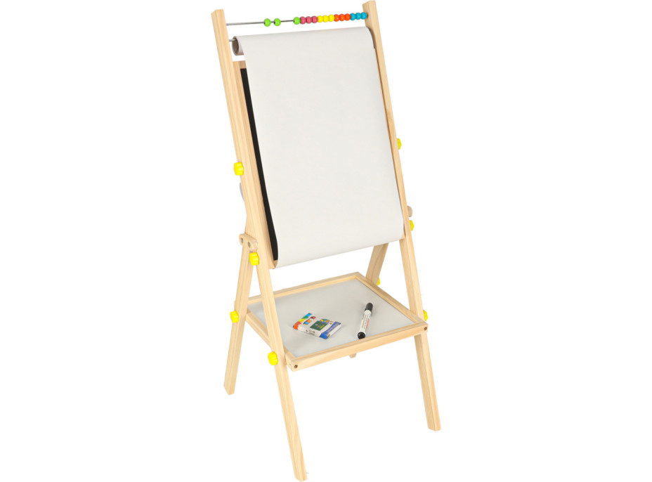 Oboustranná magnetická tabule s doplňky - 38x37x90 cm