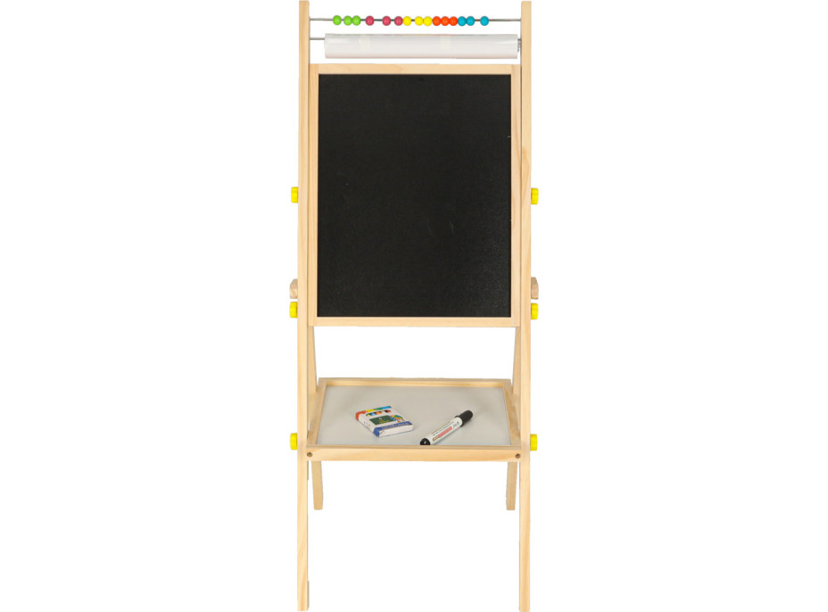 Oboustranná magnetická tabule s doplňky - 38x37x90 cm