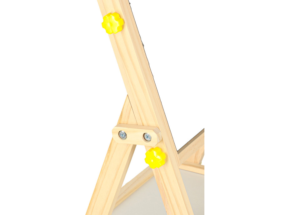 Oboustranná magnetická tabule s doplňky - 38x37x90 cm