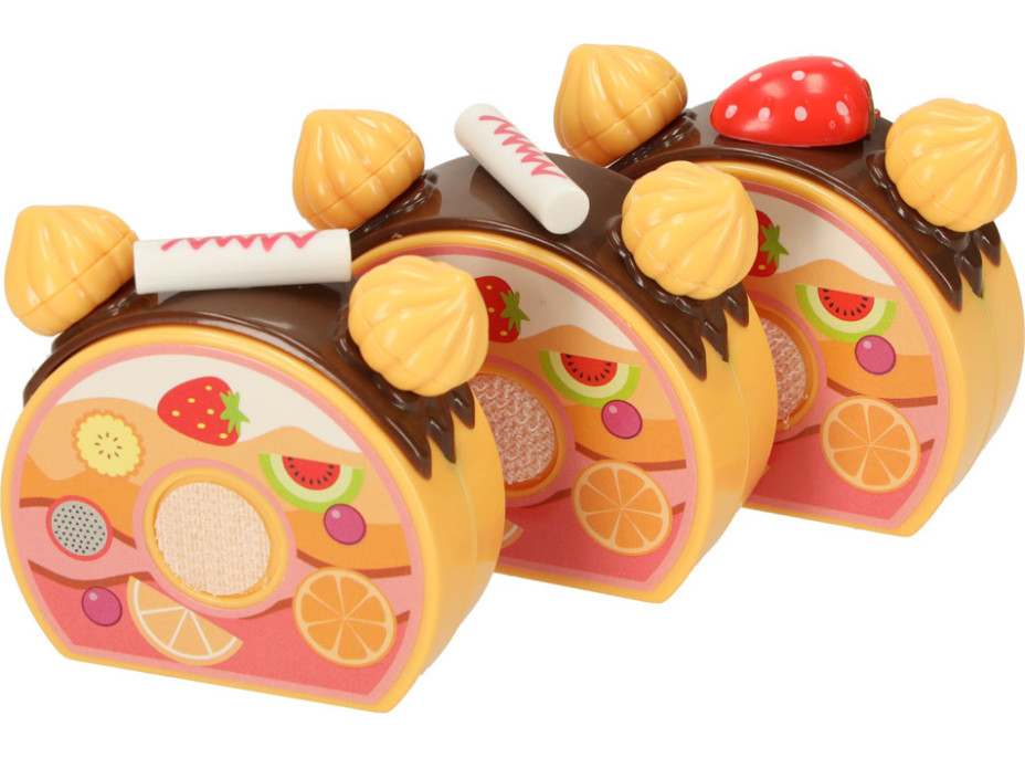 Narozeninový dort a sladkosti 75 prvků - modrá