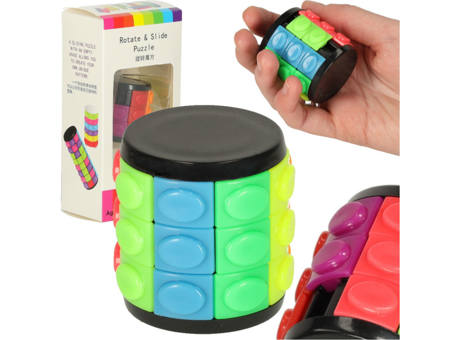 Logická hádanka s rotačním válcem 3 řady