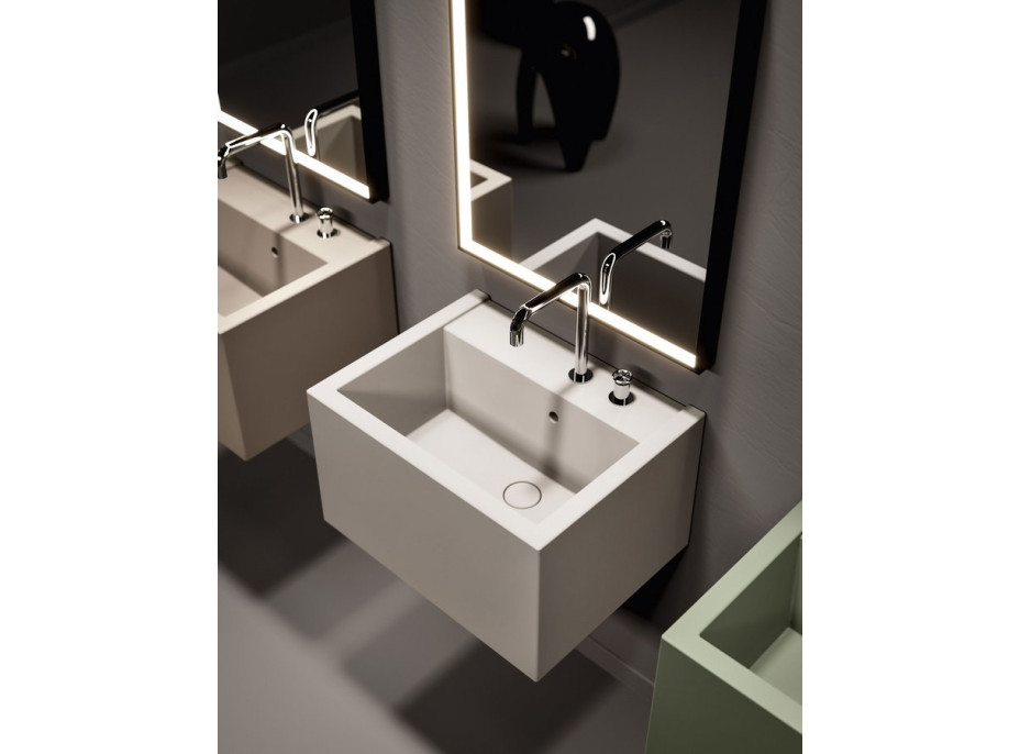 Kerasan KANAAL keramické umyvadlo 60x46, 5cm, verde mat 574011