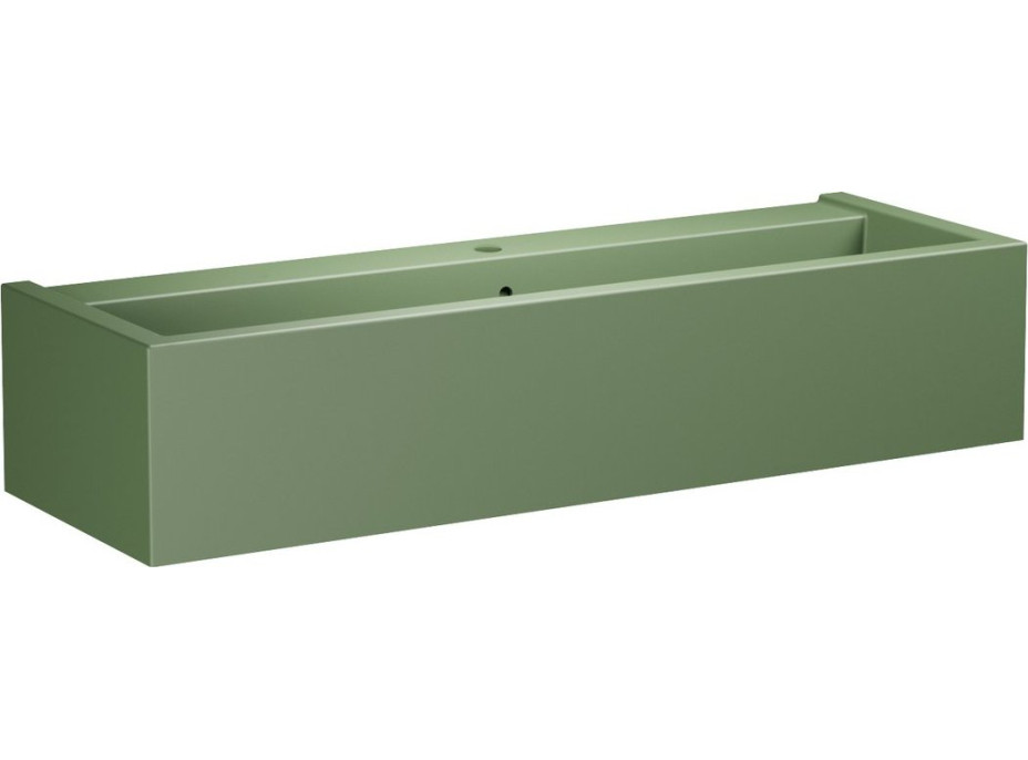 Kerasan KANAAL keramické umyvadlo 120x40cm, verde mat 574211