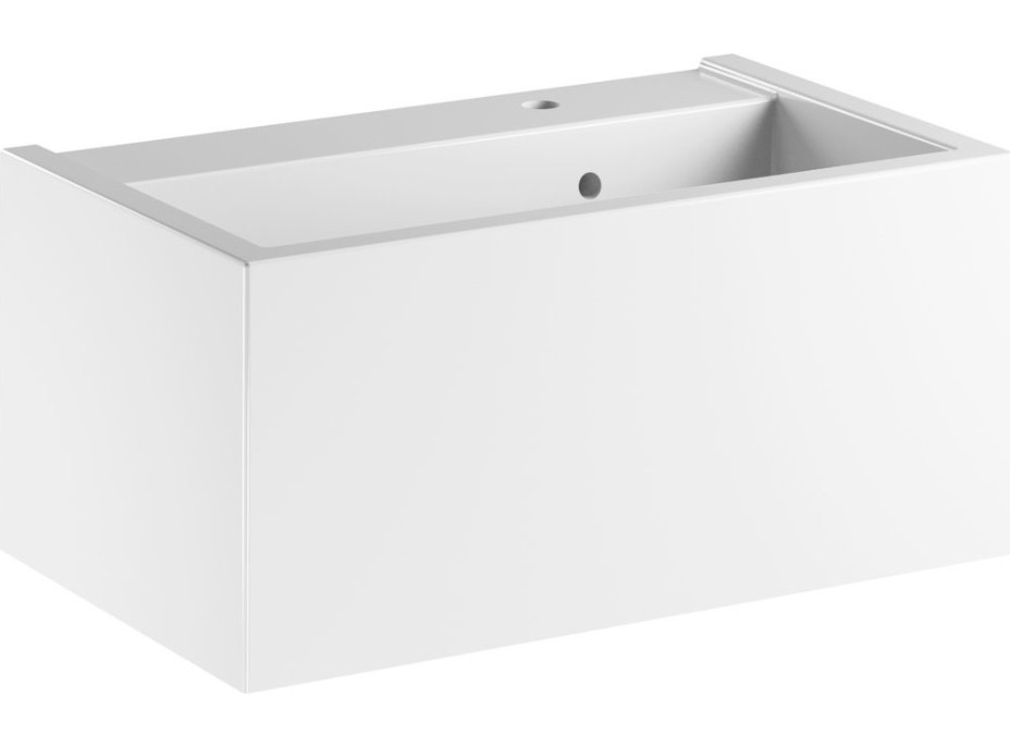 Kerasan KANAAL keramické umyvadlo 80x46, 5cm, bílá 574101