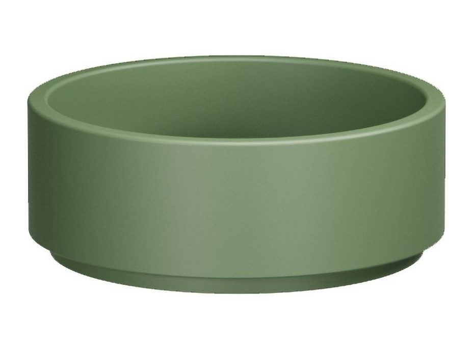 Kerasan OKE keramické umyvadlo na desku, Ø 40cm, verde mat 554111