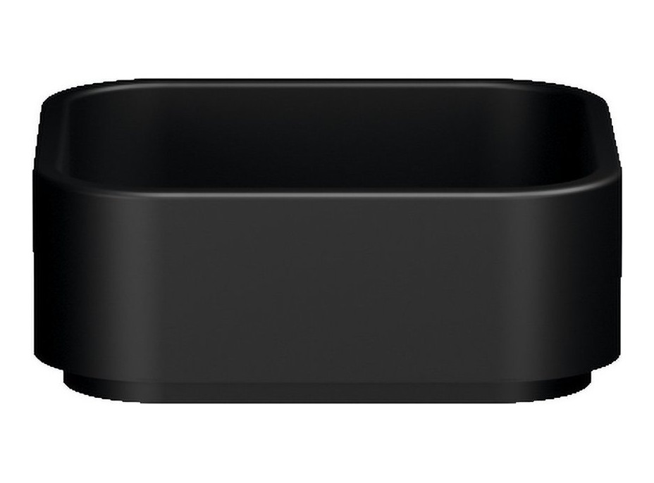 Kerasan HAKO keramické umyvadlo na desku 40x40 , černá mat 554431