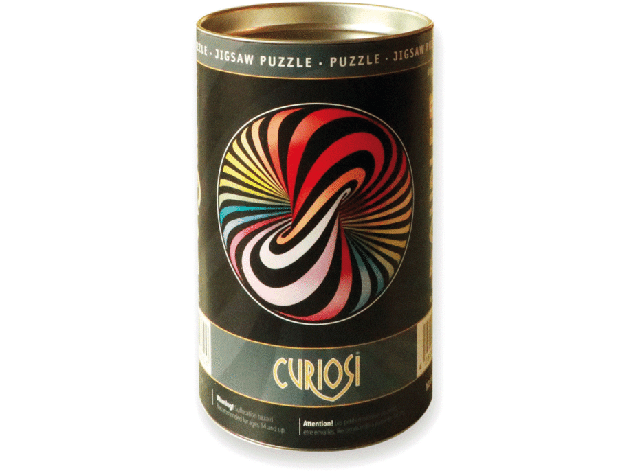 CURIOSI Oboustranné dřevěné puzzle Double: Lolly 88 dílků