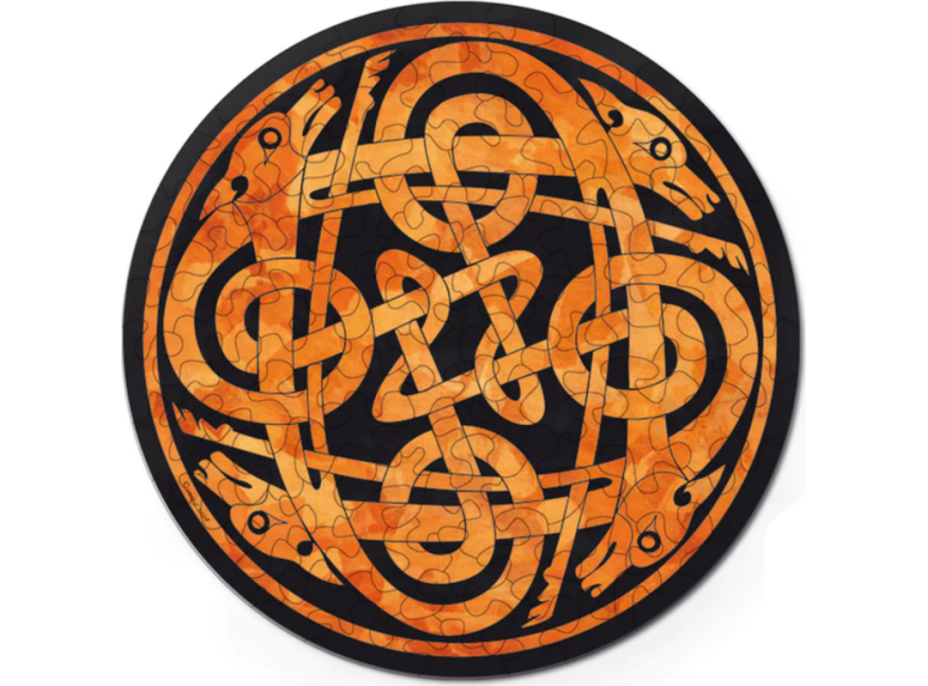 CURIOSI Oboustranné dřevěné puzzle Double: Pes 88 dílků