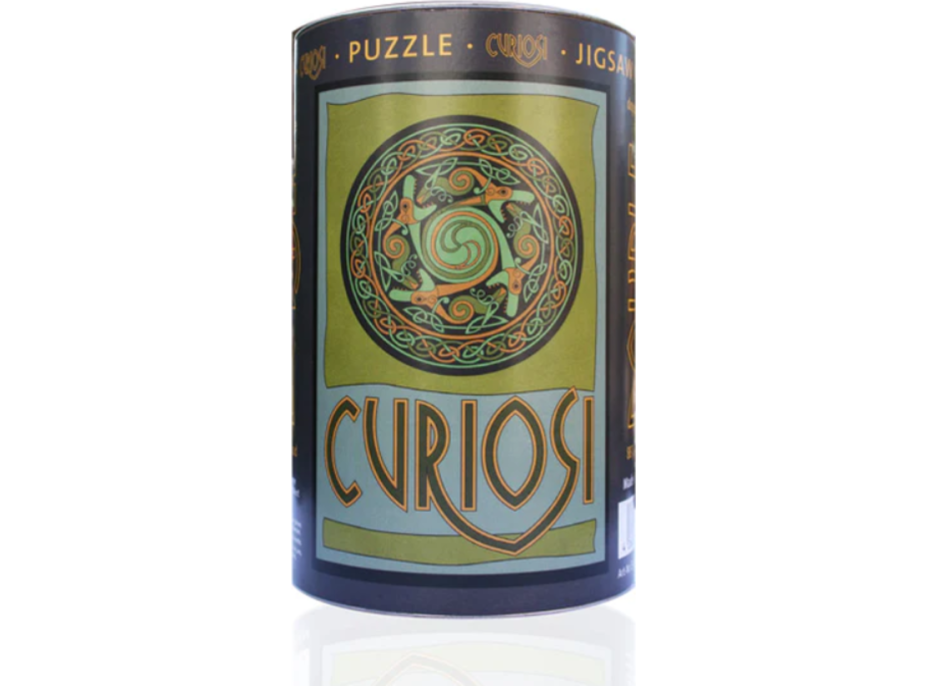 CURIOSI Oboustranné dřevěné puzzle Double: Drak 88 dílků