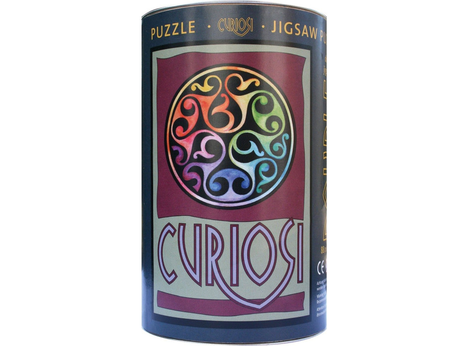 CURIOSI Oboustranné dřevěné puzzle Double: Pupeny 88 dílků