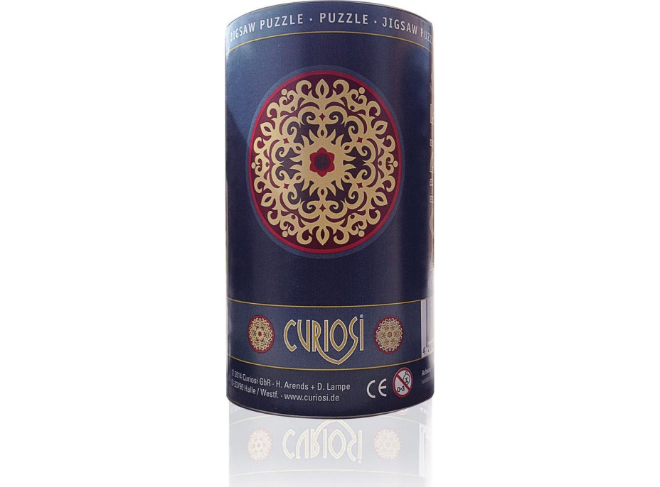 CURIOSI Oboustranné dřevěné puzzle Double: Růže 88 dílků