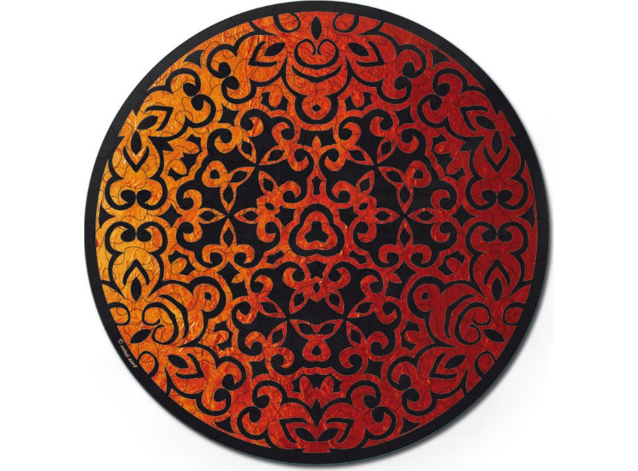 CURIOSI Oboustranné dřevěné puzzle Double: Oheň 88 dílků