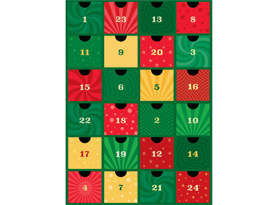 EUROGRAPHICS Puzzle Adventní kalendář: Volkswagen 24x50 dílků