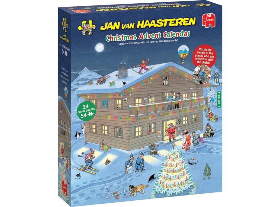 JUMBO Puzzle JvH Adventní kalendář 24x54 dílků