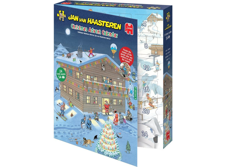 JUMBO Puzzle JvH Adventní kalendář 24x54 dílků