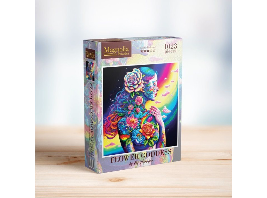 MAGNOLIA Puzzle Květinová bohyně 1023 dílků