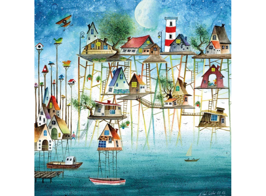 MAGNOLIA Puzzle Pier City 1023 dílků