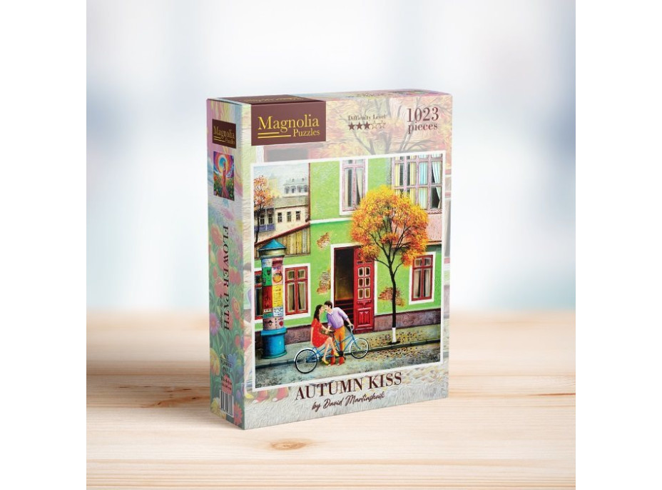 MAGNOLIA Puzzle Podzimní polibek 1023 dílků