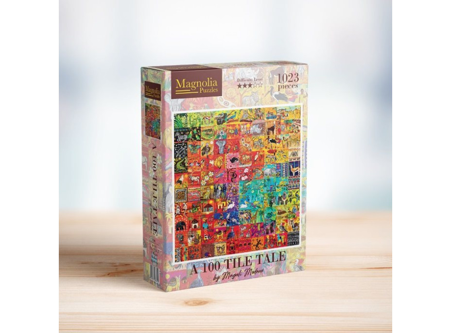 MAGNOLIA Puzzle Sto dlaždic 1023 dílků