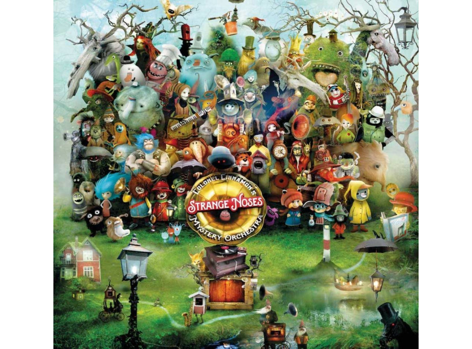 MAGNOLIA Puzzle Strašidelný orchestr 1023 dílků