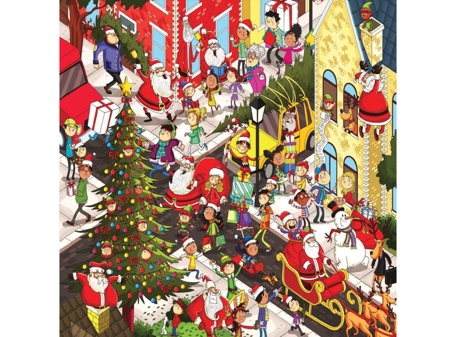 YAZZ Puzzle Vánoční ulice 1023 dílků