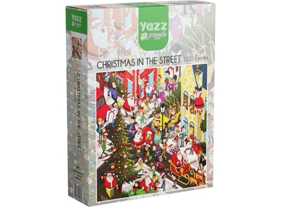 YAZZ Puzzle Vánoční ulice 1023 dílků