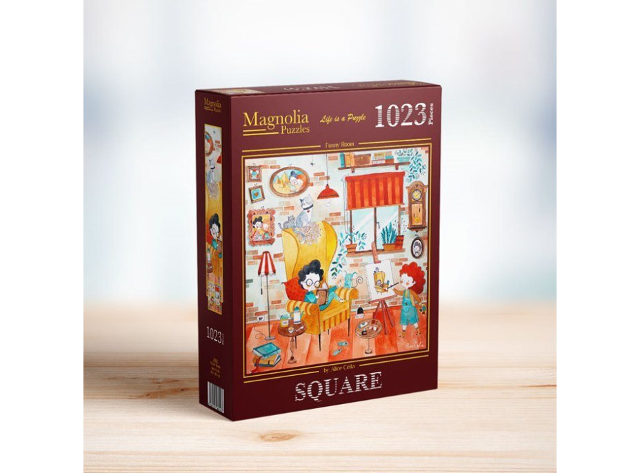 MAGNOLIA Puzzle Veselý pokoj 1023 dílků