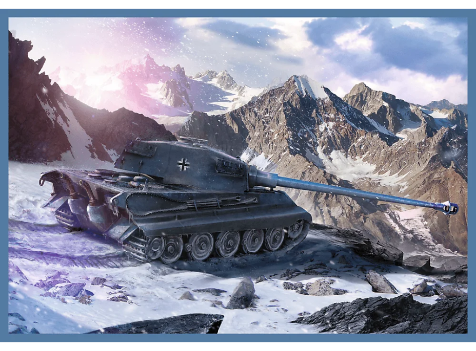 TREFL Puzzle World of Tanks: Velká bitva tanků 4x250 dílků
