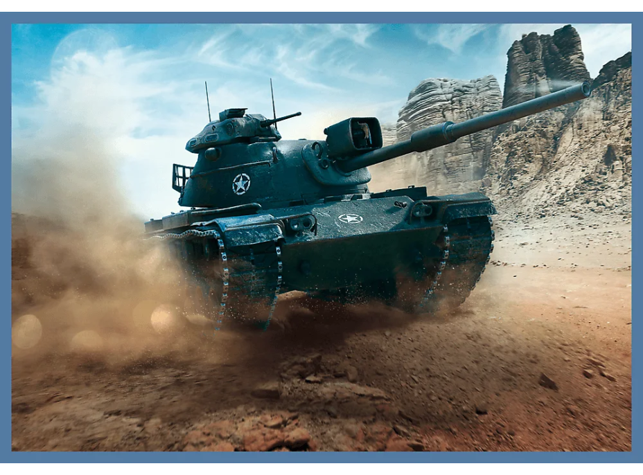 TREFL Puzzle World of Tanks: Velká bitva tanků 4x250 dílků
