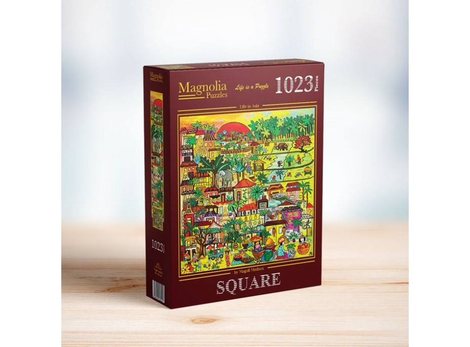 MAGNOLIA Puzzle Život v Asii 1023 dílků