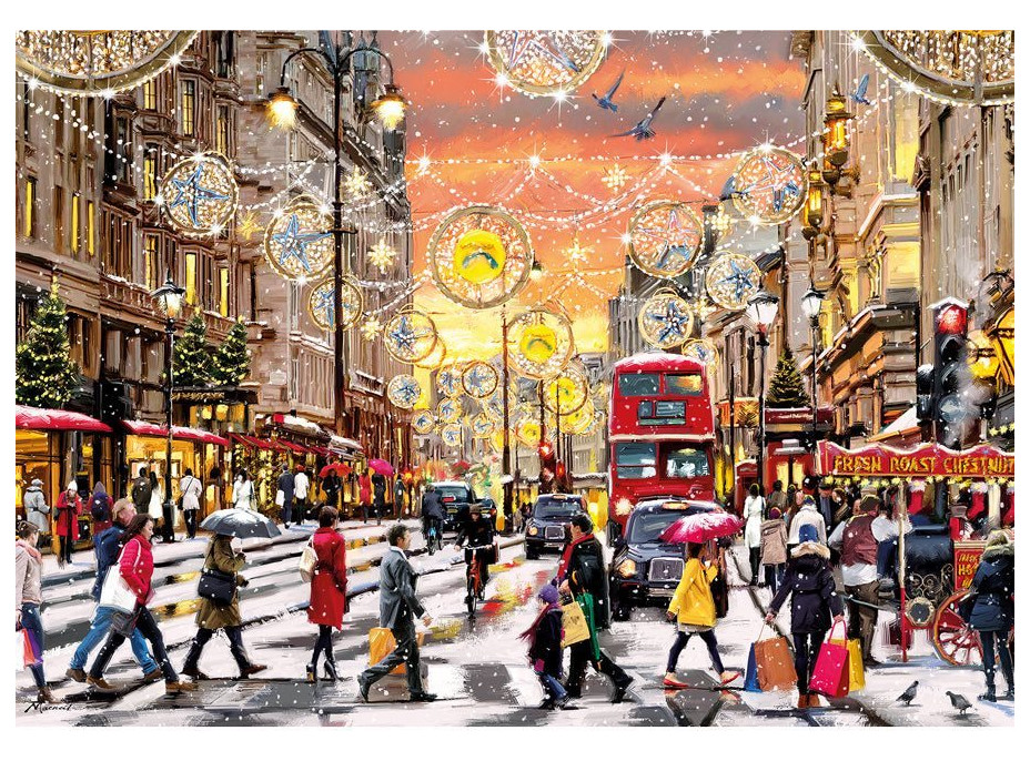 GIBSONS Puzzle Sváteční shon XL 250 dílků