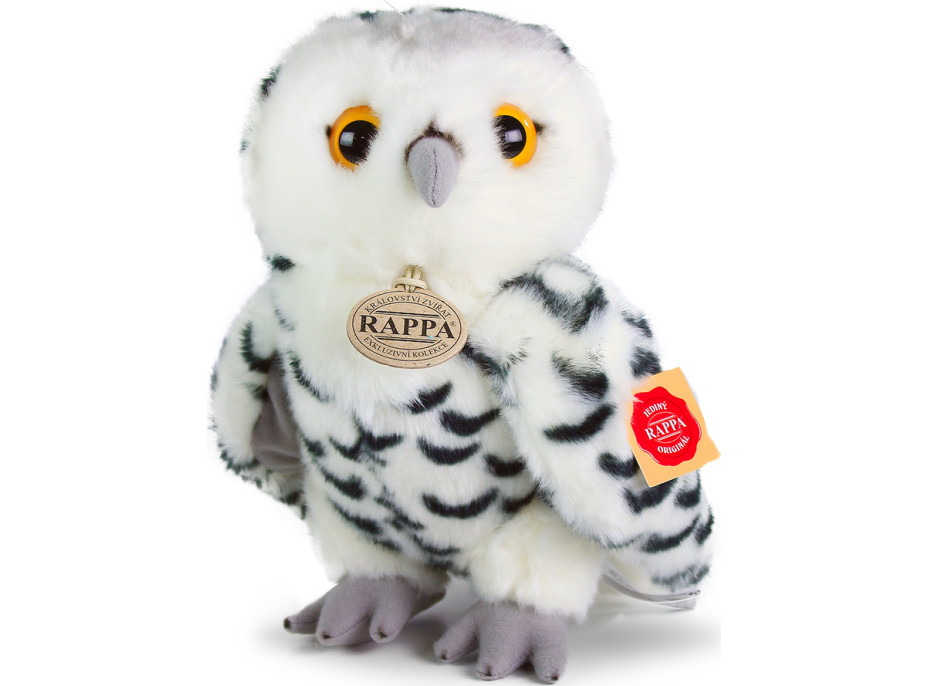 Rappa Plyšová sova bílá 25 cm