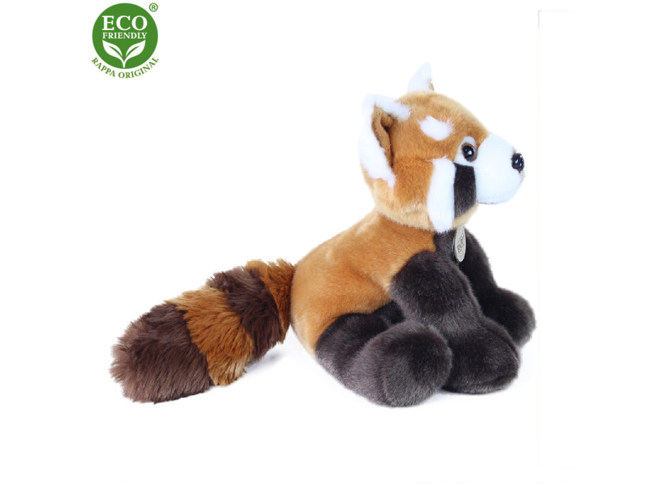 Rappa Plyšová panda červená stojící 28 cm ECO-FRIENDLY