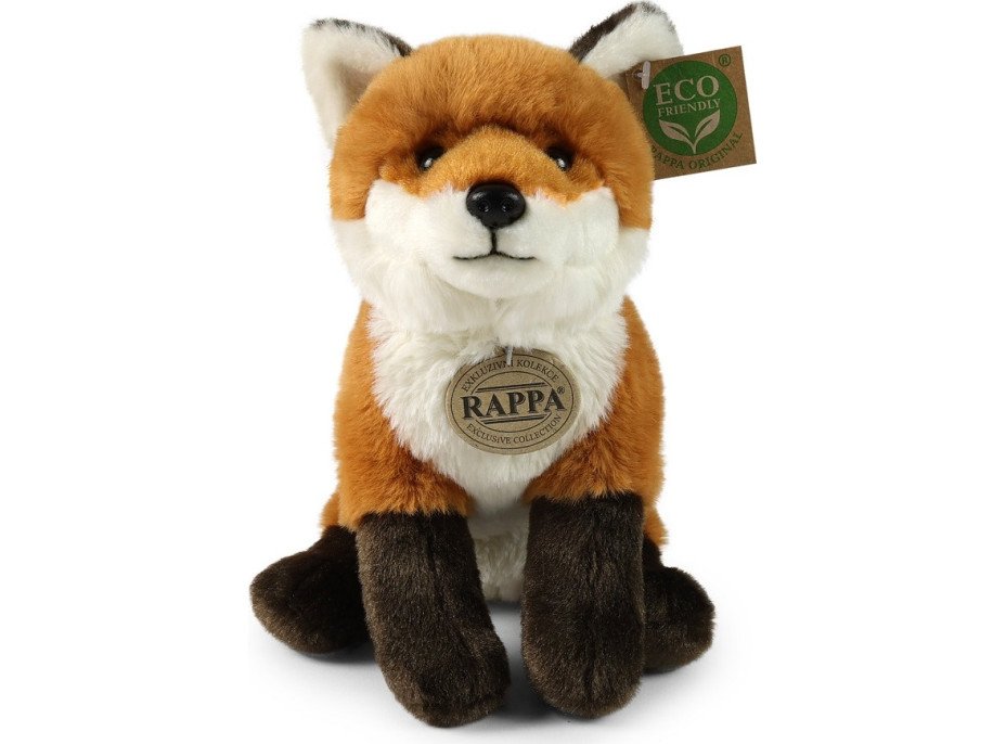 Rappa Plyšová liška sedící 23 cm SOFT COLLECTION, ECO-FRIENDLY