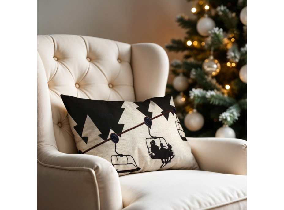 Vánoční sada VELVET INVERNO - 3x povlak na polštář