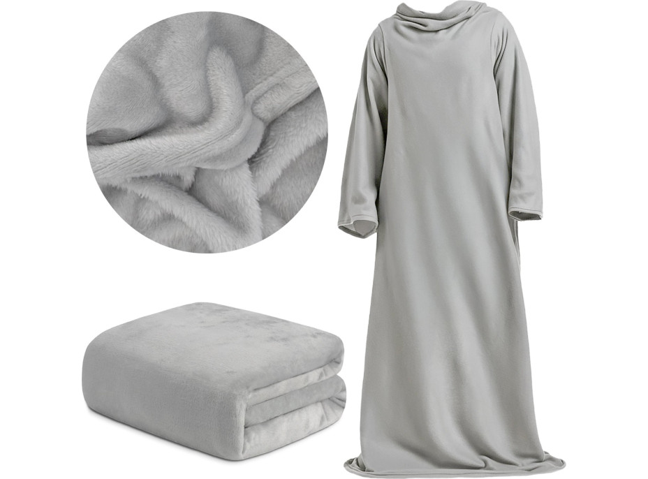 Deka s rukávy v SANTA'S SNUGGLE v dárkovém balení - 130x180 cm