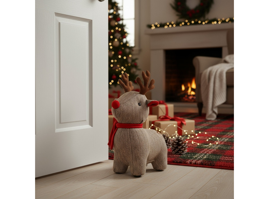 Zarážka do dveří JELEN - 24x20 cm - béžový