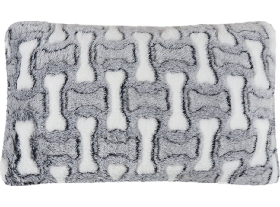 Deka pro psy WOOFIE Bones 50x70 cm + polštářek 20x30 cm