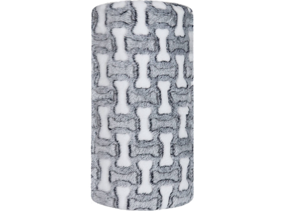 Deka pro psy WOOFIE Bones 100x70 cm + polštářek 20x30 cm