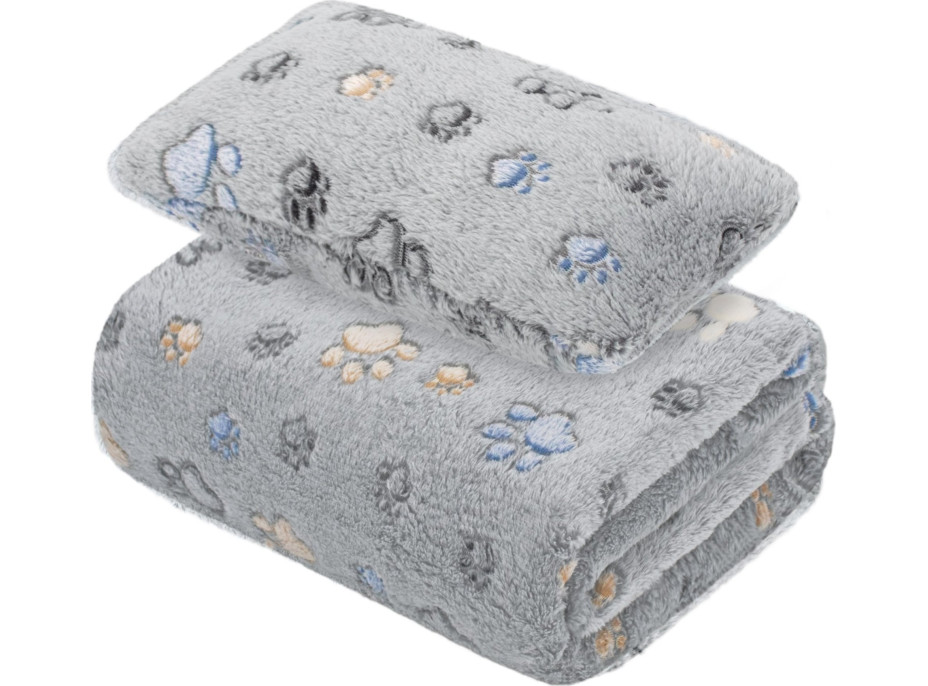 Deka pro psy FOUR PAWS 100x70 cm + polštářek 20x30 cm