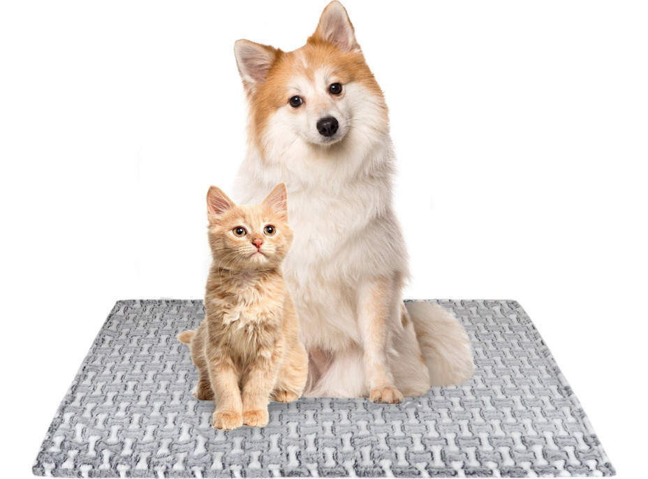 Deka pro psy a kočky WOOFIE Bones - 50x70 cm