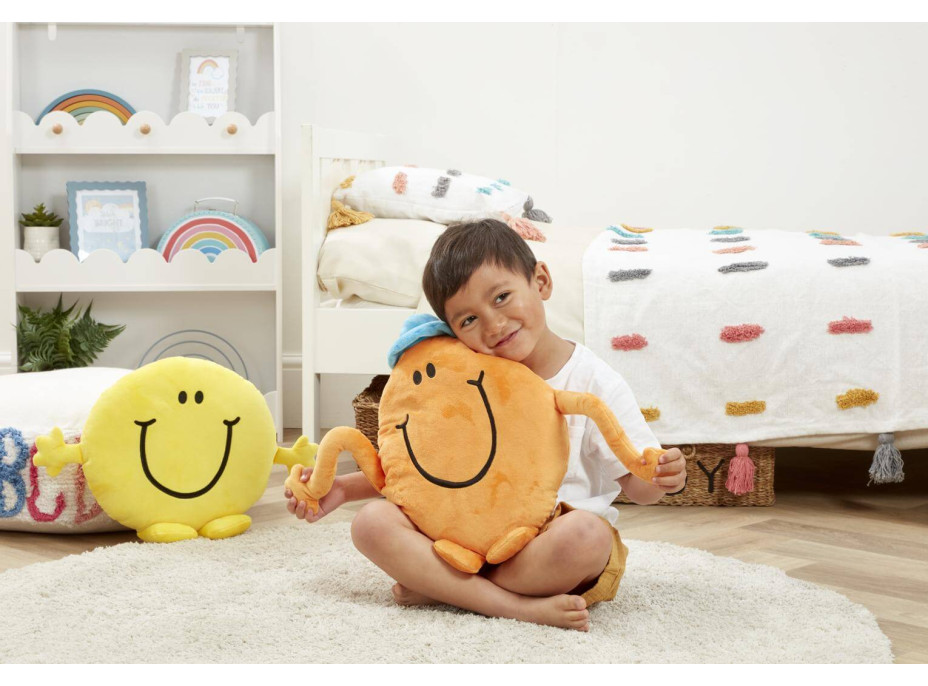 Rainbow Mr. Men Mr. Tickle velký polštářek