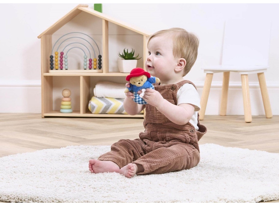 Rainbow Plyšové chrastítko Paddington modré