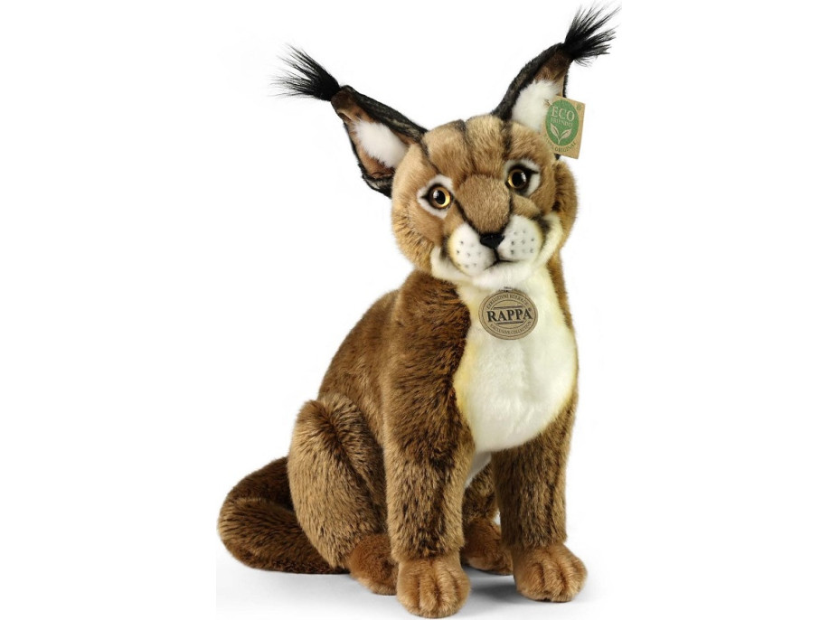 Rappa Plyšový karakal sedící 35 cm ECO-FRIENDLY